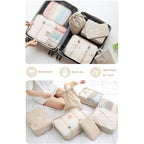 10-Piece Travel Organizer Set of Bags Portable Luggage Clothes Shoe Tidy Pouch Folding