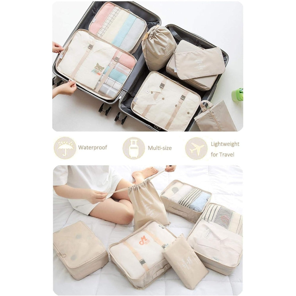 10-Piece Travel Organizer Set of Bags Portable Luggage Clothes Shoe Tidy Pouch Folding