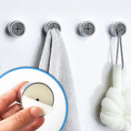4Pcs Self-Adhesive Towel Clip – Wall-Mounted Dishcloth & Rag Holder for Bathroom or Kitchen