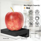 4-Pack Small Floating Shelves – 5 Inch Wood Wall Display Ledges with 2 Installation Options