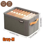 Package of 3 Thickened Clothes Organizer Boxes for Pants, Sweaters, Jeans & Wardrobe Drawer Storage