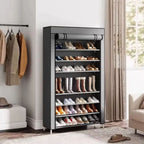 Multi-Functional Shoe Rack with Dustproof Cover – Space-Saving Shoe Cabinet