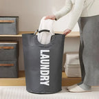 Foldable Oxford Fabric Laundry Basket – Large-Capacity Dirty Clothes Storage Bag for Home & Dorm
