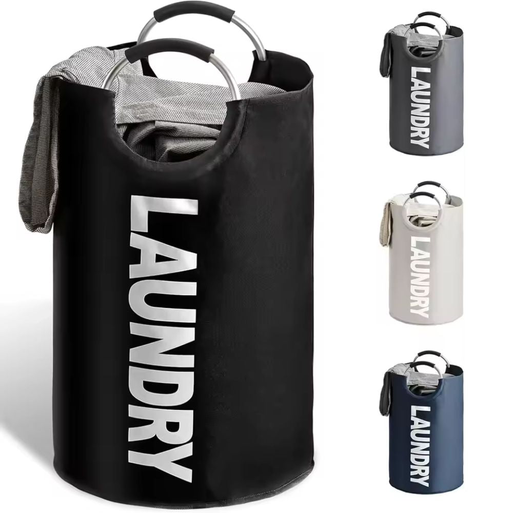 Foldable Oxford Fabric Laundry Basket – Large-Capacity Dirty Clothes Storage Bag for Home & Dorm