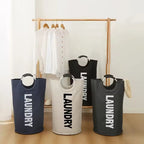 Foldable Oxford Fabric Laundry Basket – Large-Capacity Dirty Clothes Storage Bag for Home & Dorm