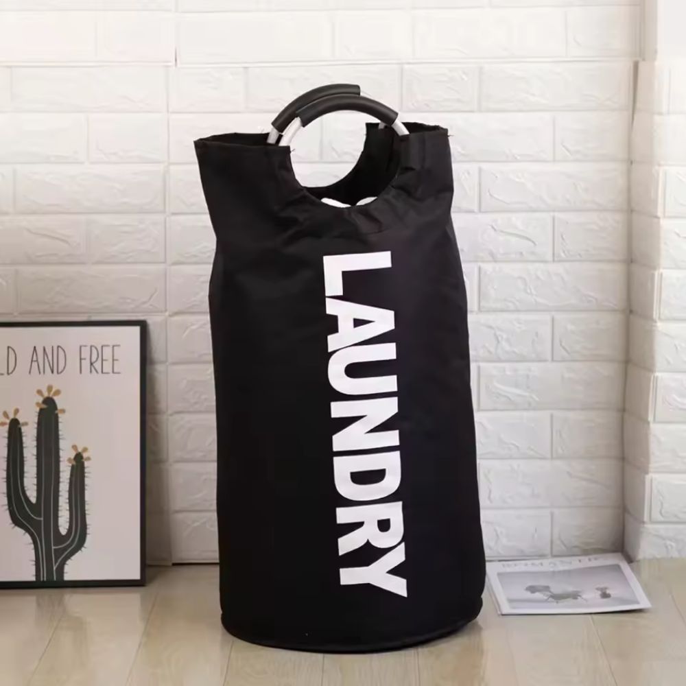 Foldable Oxford Fabric Laundry Basket – Large-Capacity Dirty Clothes Storage Bag for Home & Dorm