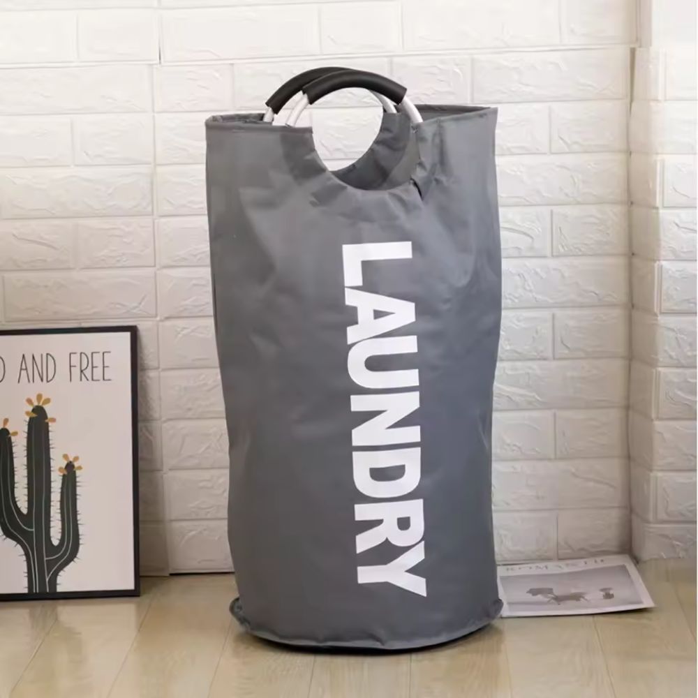Foldable Oxford Fabric Laundry Basket – Large-Capacity Dirty Clothes Storage Bag for Home & Dorm