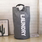 Foldable Oxford Fabric Laundry Basket – Large-Capacity Dirty Clothes Storage Bag for Home & Dorm