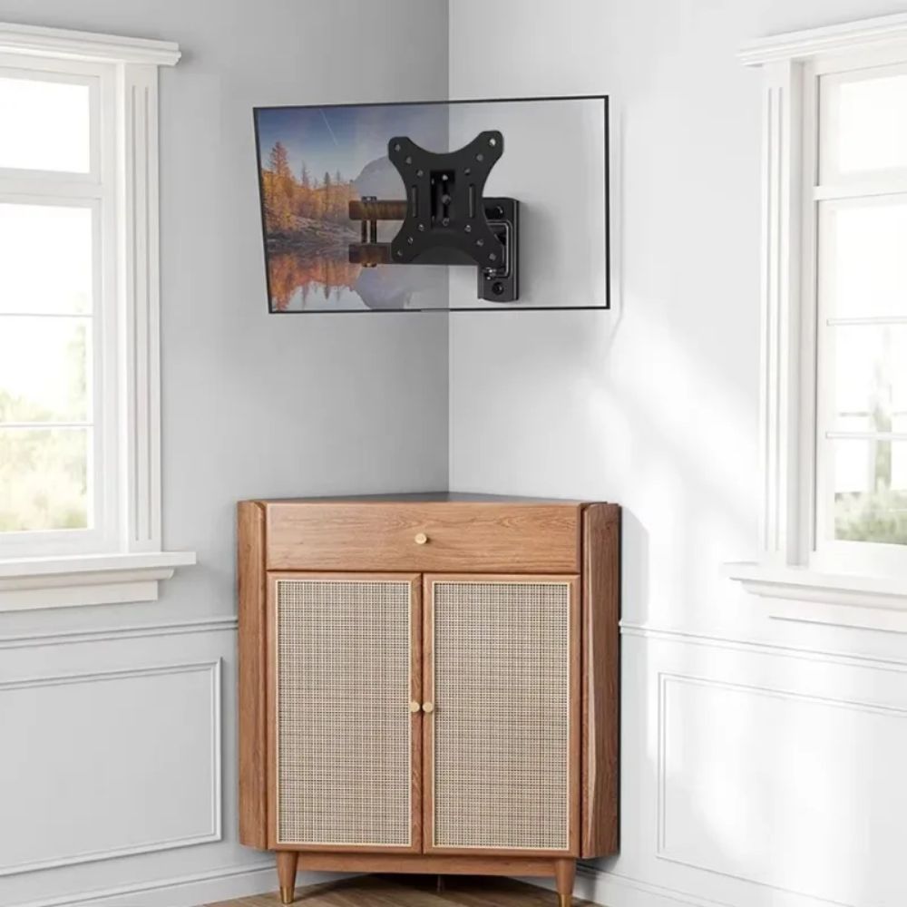 Full Motion TV Wall Mount Bracket – Adjustable Swivel, Tilt & Extend Arm for 10–32" Flat or Curved Screens