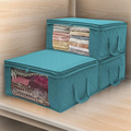 Large Capacity Folding Clothes Storage Box Organizer with Zipper