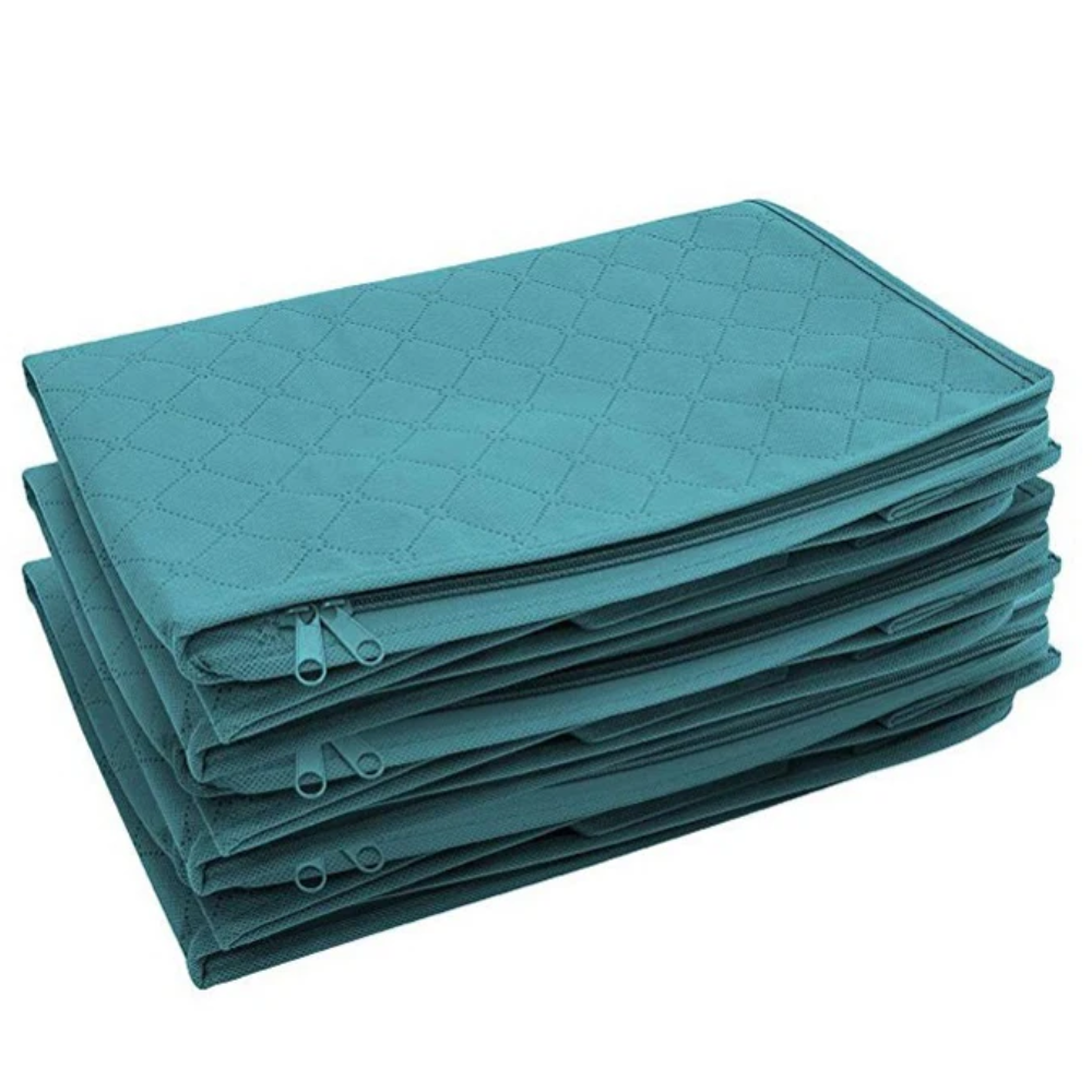 Large Capacity Folding Clothes Storage Box Organizer with Zipper