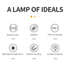 LED Wall Sconce Light – Touch Control, 360° Rotatable Double Head, 3-Color Wireless Lamp for Bedroom & Living Spaces