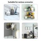 Metal Floating 1 pcs Wall Shelf Organizer – Bathroom & Kitchen Storage Rack with Drawers, Modern Space-Saving Design