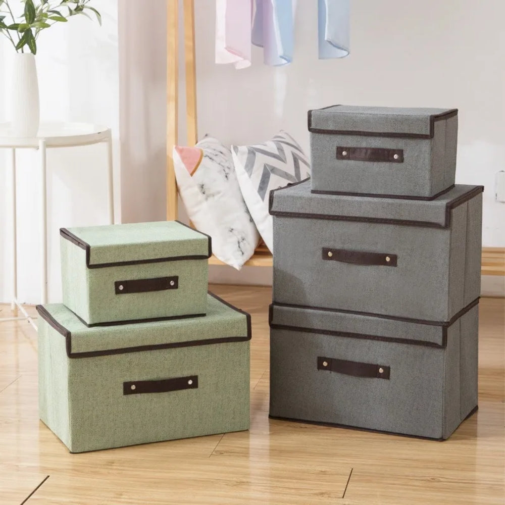 Multi-function Foldable Storage Space-Saving Box Dustproof Non-Woven Organizer