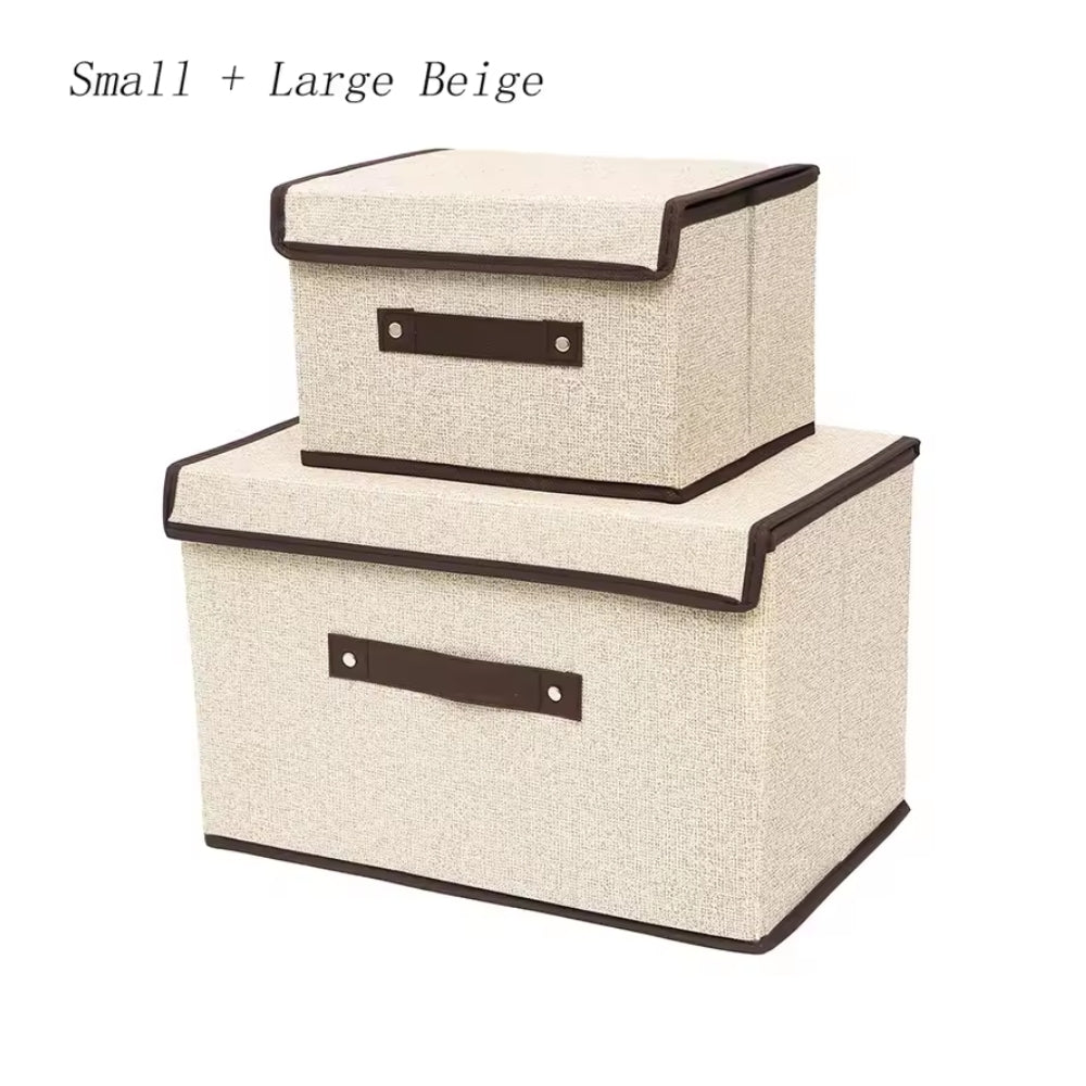 Multi-function Foldable Storage Space-Saving Box Dustproof Non-Woven Organizer