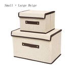 Multi-function Foldable Storage Space-Saving Box Dustproof Non-Woven Organizer