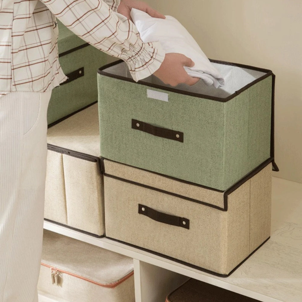 Multi-function Foldable Storage Space-Saving Box Dustproof Non-Woven Organizer