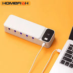 Rechargeable UV Toothbrush Sterilizer & Wall-Mounted Holder – Fast Drying with LED Display