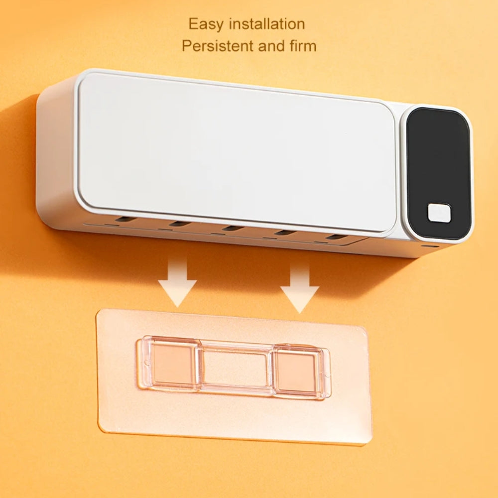 Rechargeable UV Toothbrush Sterilizer & Wall-Mounted Holder – Fast Drying with LED Display