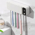 Rechargeable UV Toothbrush Sterilizer & Wall-Mounted Holder – Fast Drying with LED Display