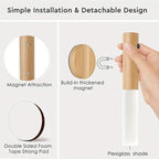 2 Pcs Smart Motion Sensor Night Light – Rechargeable Magnetic LED Wall Lamp for Bedroom, Hallway, Bathroom & Stairs