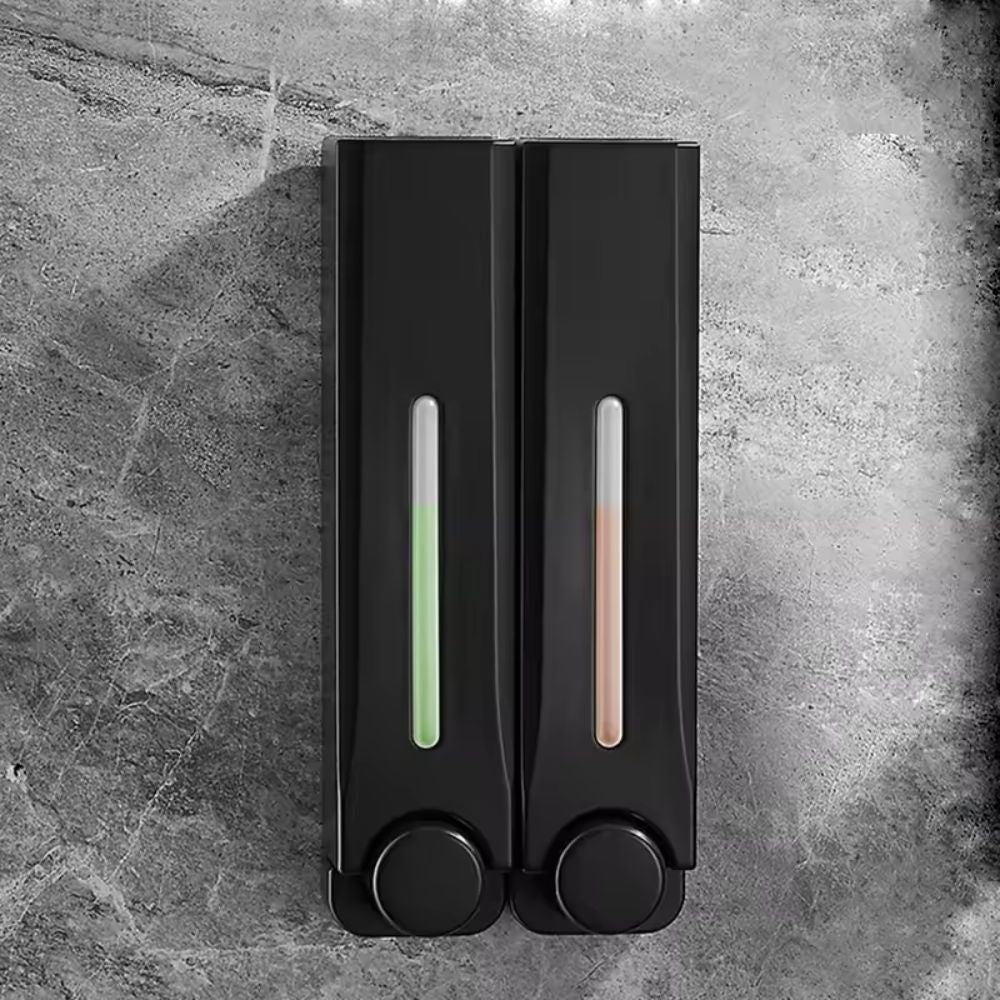 ZAOQI 500ml Wall-Mounted Soap Dispenser – Refillable Shower Gel & Shampoo Dispenser for Bathroom or Kitchen