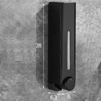 ZAOQI 500ml Wall-Mounted Soap Dispenser – Refillable Shower Gel & Shampoo Dispenser for Bathroom or Kitchen