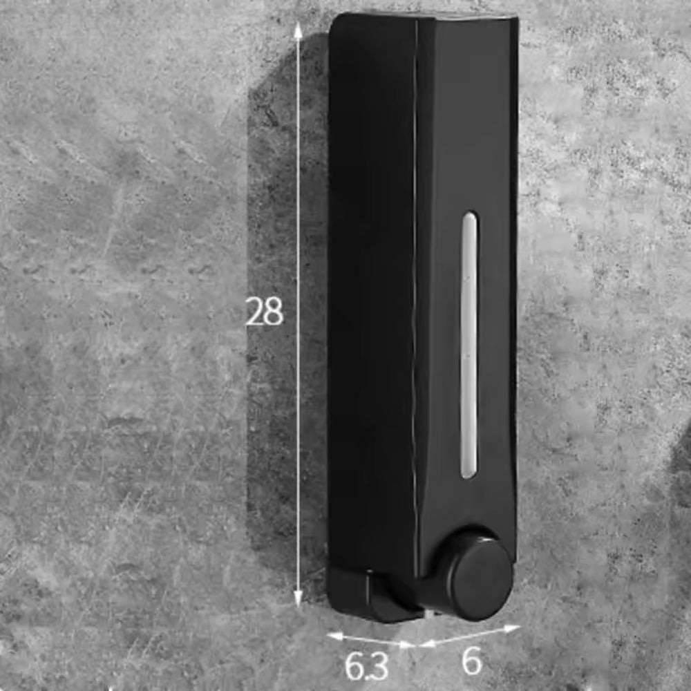 ZAOQI 500ml Wall-Mounted Soap Dispenser – Refillable Shower Gel & Shampoo Dispenser for Bathroom or Kitchen