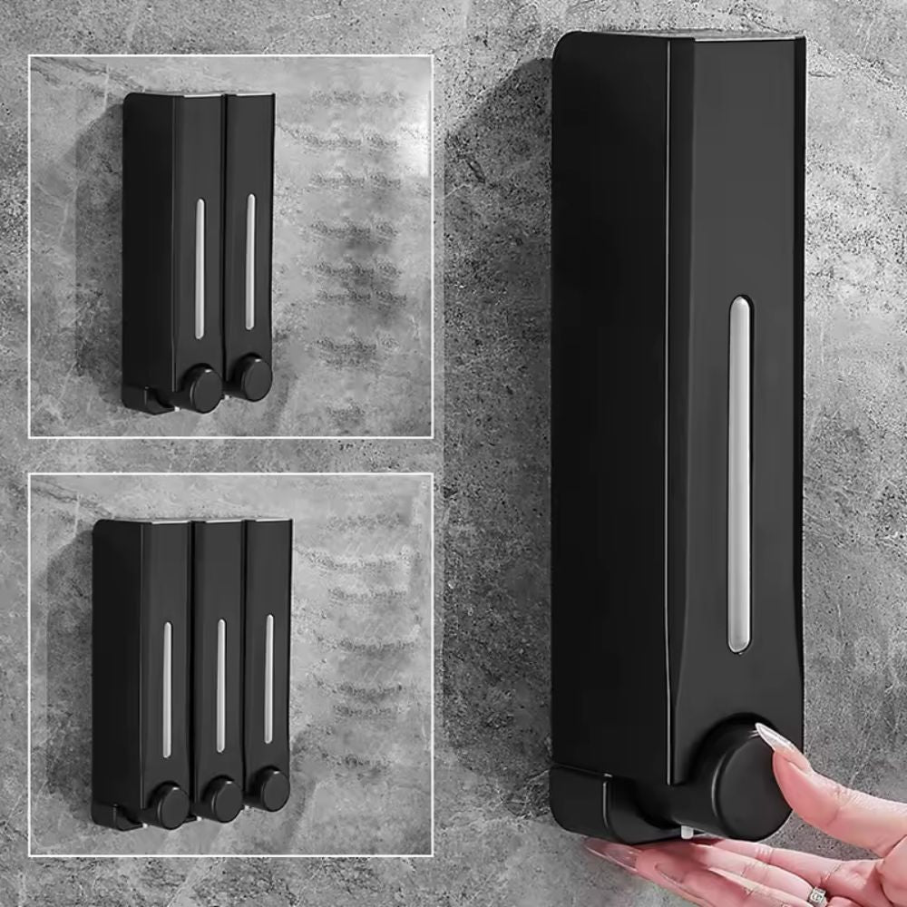 ZAOQI 500ml Wall-Mounted Soap Dispenser – Refillable Shower Gel & Shampoo Dispenser for Bathroom or Kitchen